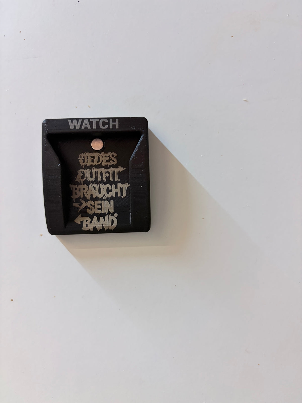 "JEDES OUTFIT BRAUCHT SEIN BAND" - Premium Wand-Organizer für Apple Watch Armbänder (inkl. Magnet-Upgrade)